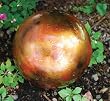 10 Inch Golden Lava Stainless Steel Gazing Globe