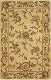 Ivory Light Brown/Beige/Light Orange/Amber by 828 Rugs International Vashawar Collection