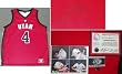 Andrew Bogut Autographed Utah Utes Red Replica Jersey