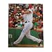 Mike Lowell Autographed/Hand Signed Boston Red Sox 16x20 Photo (Swing) MLB Authenticated.
