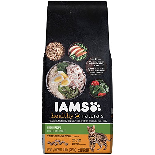 IAMS Healthy Naturals Chicken Recipe Dry Cat Food 8 Pounds