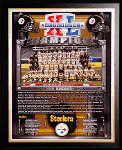 Buy 2005 Pittsburgh Steelers Super Bowl XL Champions 13 x 16 Plaque from Healy Pro by Healy Pro