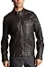 Converse by John Varvatos Men's Leather Bomber Jacket