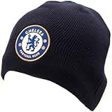 CHELSEA FC Official Knitted Hat NV Navy Blue Beanie
