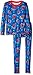 Cuddl Duds Big Boys' Blue Spiderman Climatesmart Essential Two-Piece Set