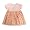 Mulberribush - Toddler Girls Short Sleeve Dress, Pink, Orange (Size 2T)
