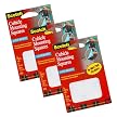 Lightweight Cubicle Mounting Squares- 3-pk.