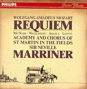 CD-Charts  Music : Mozart: Requiem / McNair, Watkinson, Araiza, Lloyd; Marriner