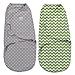 SwaddleMe Original Swaddle 2-PK, Green ZigZag (SM)