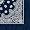 Navy Paisley