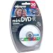 Electronics : Memorex 30 min./1.4 GB Mini DVD-R (20-Pack)
