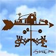 FARM - JOHN DEERE Weathervane