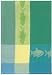 Waffle Weave 100% Cotton Fish Dishtowel Aqua Blue 18" X 28" Set / 6