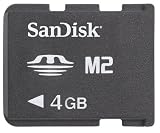 Sandisk 4GB M2 Memory Stick Micro (SDMSM2-4096, Bulk Package)