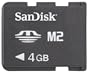 SanDisk 4GB Memory Stick Micro (M2) (SDMSM2-004G, BULK)