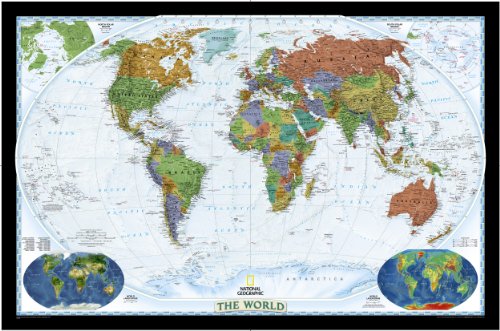 World Decorator Wall Map Enlarged & Laminated (World Maps)