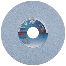 Norton 5SG Vitrified Toolroom Abrasive Wheel, Type 1 Straight, Ceramic Aluminum Oxide, 1-1/4" Arbor, 7" Diameter, 1/2" Thickness, 46-I Grit (Pack of 1)