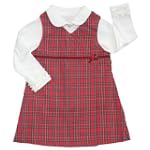 Girandola Red Tartan Dress Set, Dress sets, Girls, 18M