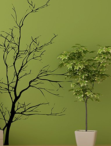 Stickerbrand© nature vinyl wall art bare tree branch w…