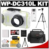 Canon WP-DC310L Waterproof Underwater Housing Case for Elph 100 HS Digital Camera with NB-4L Battery + Case + Tripod + Mini Tripod + Cleaning Accessory Kit