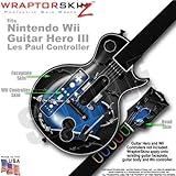 Barbwire Heart Blue Skin by WraptorSkinz TM fits Nintendo Wii Guitar Hero I ....