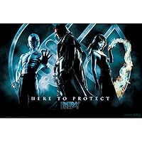Hellboy Movie (Here to Protect, Group) Poster Print
