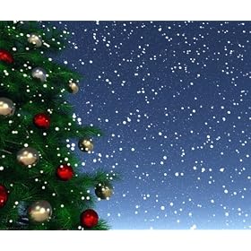 Westcott 924 6-Feet x 8-Feet Snowfall Scenic Background