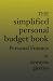 The Simplified Personal Budget Book: Personal Finance