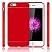 iPhone 6 Case, E LV iPhone 6S / 6 Case - Scratch Resistant Hybrid Soft Flex Rubber Shock-Absorption for iPhone 6S / 6 with 1 Screen Protector, 1 Stylus and 1 Microfiber Digital Cleaner RED