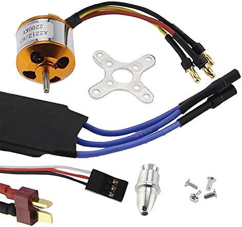 MEIZHIYUE 2200KV Brushless Motor 2212-6 + 40A ESC + Free Mount for RC Helicopter