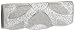 La Regale 21006 Clutch,Silver,one size