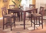 Cappuccino Finish Bar Height Table