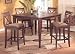 Cappuccino Finish Bar Height Table