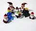 Christmas Holiday Collection - Hand Blown Glass Figurines - Miniature Santa Claus