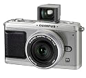 Olympus PEN E-P1 12.3 MP Micro Four Thirds Interchangeable Lens Digital Camera with 17mm f/2.8 Lens and Viewfinder (Silver)
