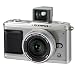 Olympus PEN E-P1 12.3 MP Micro Four Thirds Interchangeable Lens Digital Camera with 17mm f/2.8 Lens and Viewfinder (Silver)