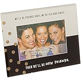 Pavilion Gift Company 75103 New Friends Mirrored Photo Frame, 7 x 9"