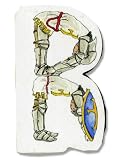 Review Alphabet Art  / Knights & Dragons Wooden Letter - R
