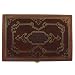 Hand made by Artisans Wooden Jewelry Box with Brass Metal Inlay