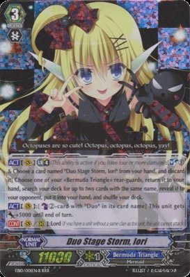 Cardfight!! Vanguard TCG - Duo Stage Storm, Iori - Black (EB10/001EN) - Extra Booster Pack 10: Divas Duet
