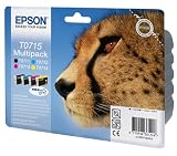 picture of Epson Original T0715 4-Cartridge Multipack (Cyan T0712, Magenta T0713, Yellow T0714 and Black T0711)