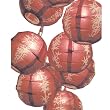 Bamboo Paper Lantern String Lights (set of 10)