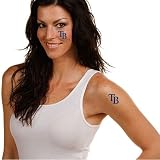 MLB Tampa Bay Rays 4-Pack Temporary Tattoos