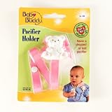 Baby Buddy Bear Pacifier Holder, Pink