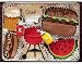 Barbecue Decorated Sugar Cookie Tin
