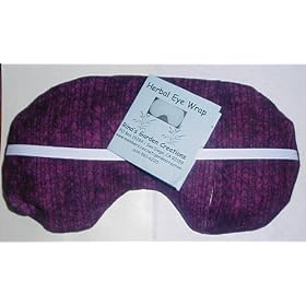 Therapeutic Lavender Herbal Cold Eye Wrap - Spa Quality - MADE IN USA