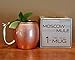 Craft Cocktails - Gift Box - Polished 16 Oz. Long Lasting Stainless Steel Lined - Copper Moscow Mule Mug