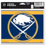 Buffalo Sabres Official Logo 4"x6" Ultra Decal Window Cling