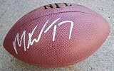 MIKE WALLACE SIGNED AUTOGRAPHED FOOTBALL PITTSBURGH STEELERS W/ HOLOGRAM + COA