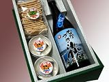 長崎芋焼酎ながさき満々&フレッシュチーズ特別セット☆芋焼酎は雲仙普賢岳災害から20年、復興した限定芋焼酎ですながさき初釜を熟成させ程よいコク♪クセのない手作りチーズとクラッカー入り、化粧箱入 普賢岳